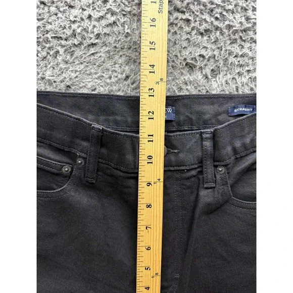 NWT J. Crew Straight Signature Flex Denim Jeans Dark Shadow Mens Size 34 x 34 Slim Straight